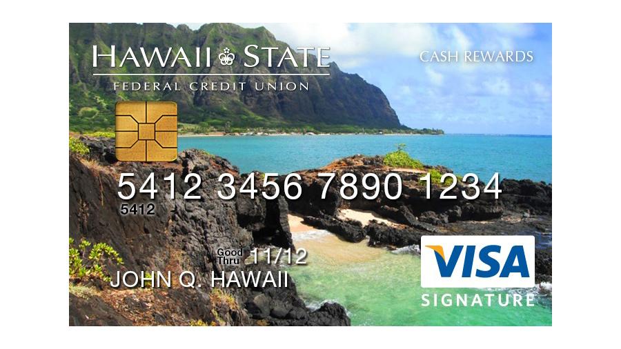 Hawaii State Federal Credit Union's new credit cards have microchips