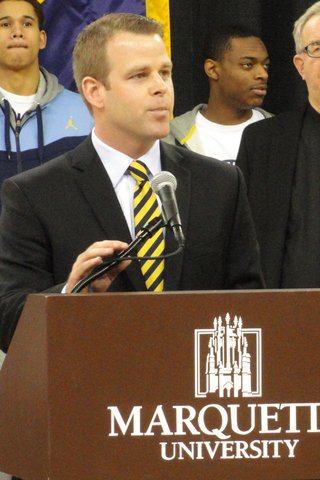 Marquette basketball coach Wojciechowski urges fans to voice arena ...