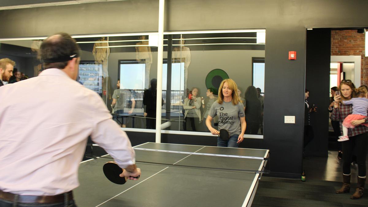Working the Room Pingpong championship for charity Nashville