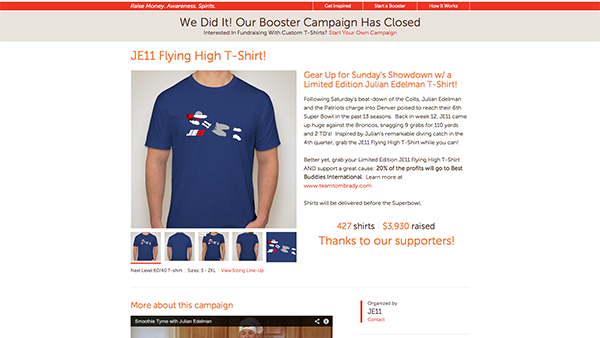 Booster t 2025 shirt campaign