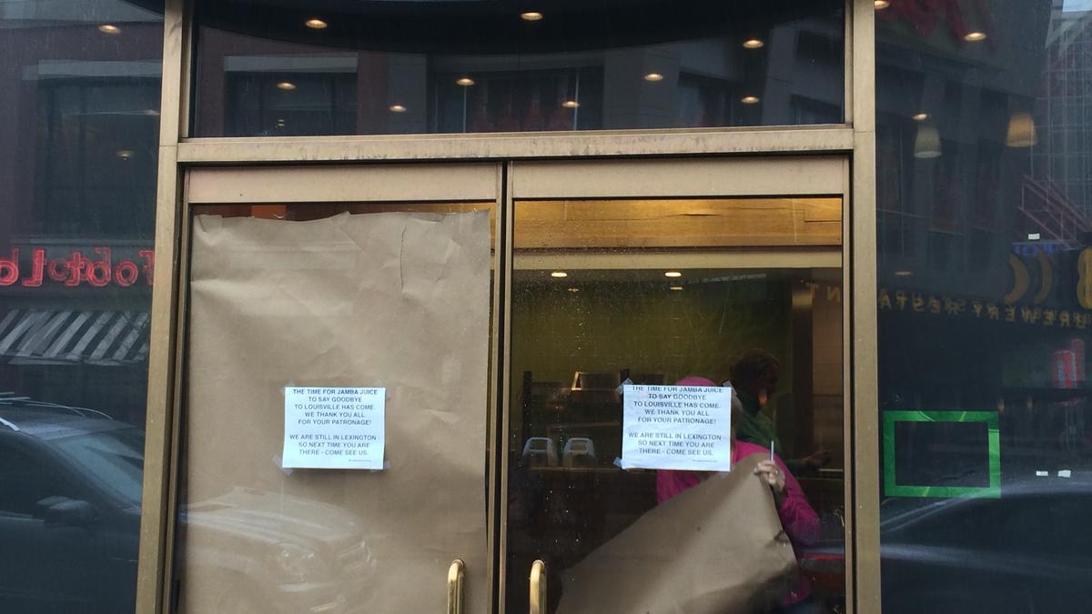 Only Jamba Juice store in Louisville shuts down Louisville Business First