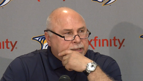 Ex-Predators Coach Barry Trotz Makes First Return To Nashville ...