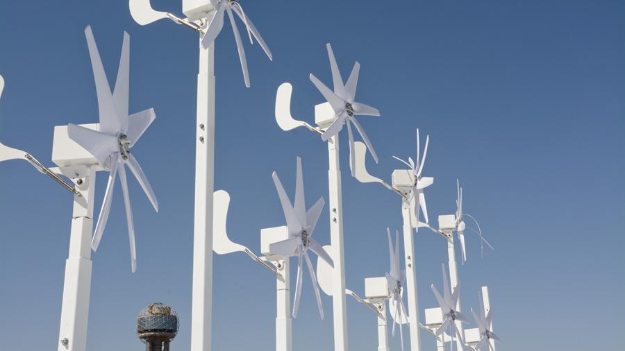 El Centro College puts Dallas' first wind turbines on the roof Dallas