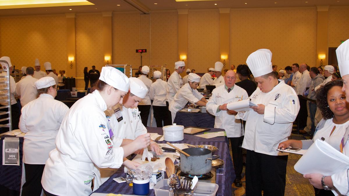 High school chef-hopefuls converge for cook-off at 2014 National