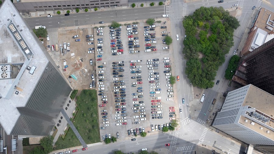 Pacific Plaza: A parking lot that was a park in waiting