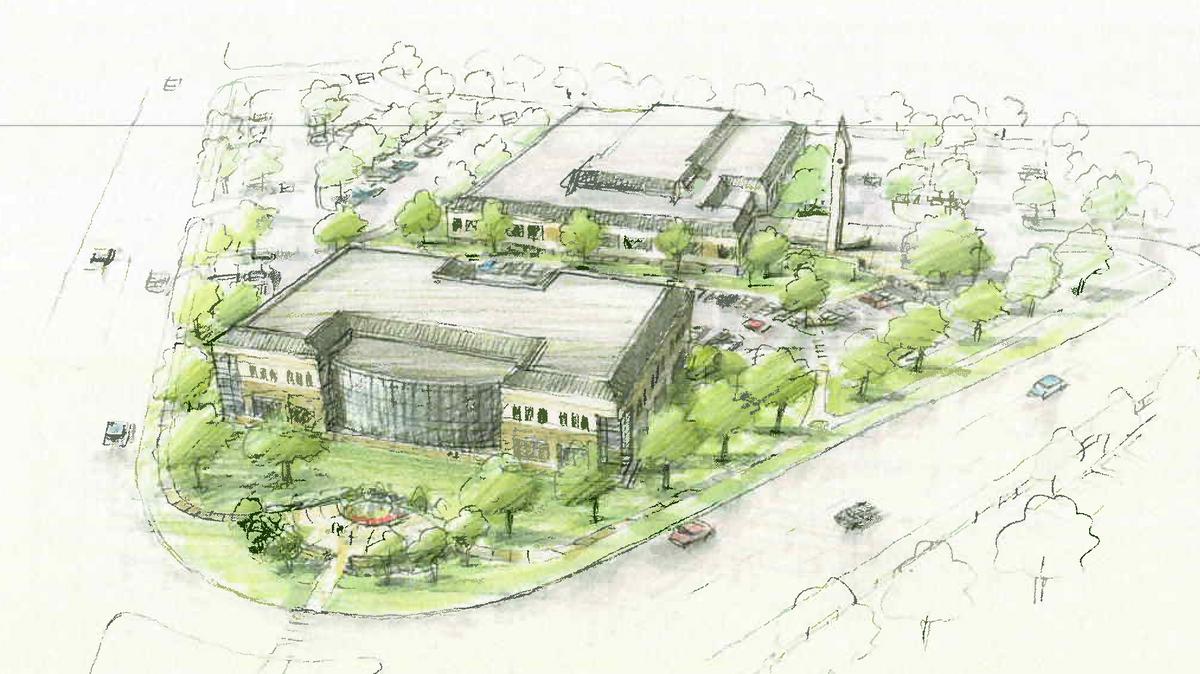 Private office developed approved by Upper Arlington zoning panel for Municipal Services Center