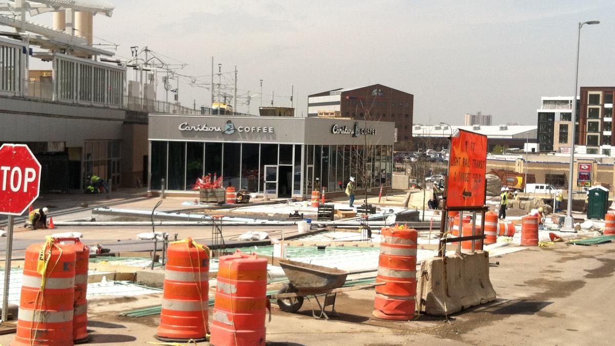 Caribou Coffee Co. is opening a shop near Target Field, in the middle of the Interchange project ...
