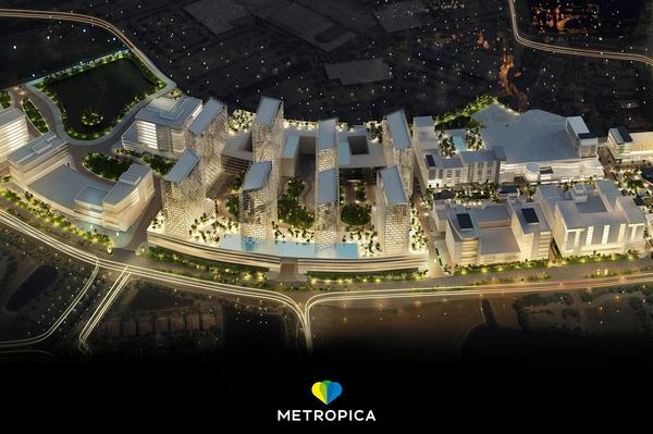 Metropica NIGHT AERIAL