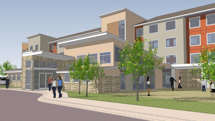 Exclusive 12m Hotel Coming To Wesley Walls Project In Winston An Artist S Rendering Of The 108 Room 12 Million Residence Inn By Marriott Planned