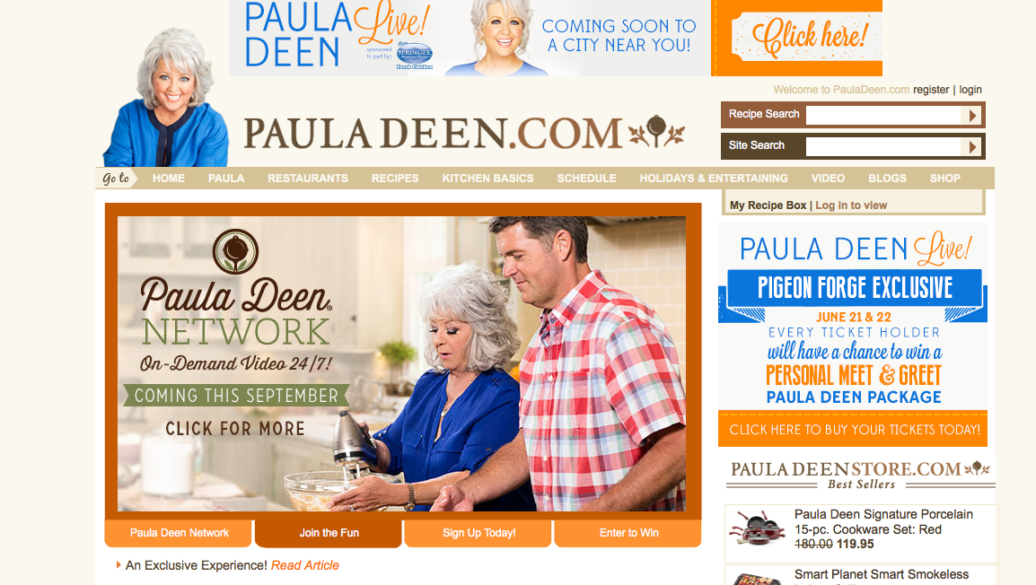 Paula Deen Network starts in two weeks Birmingham Business Journal