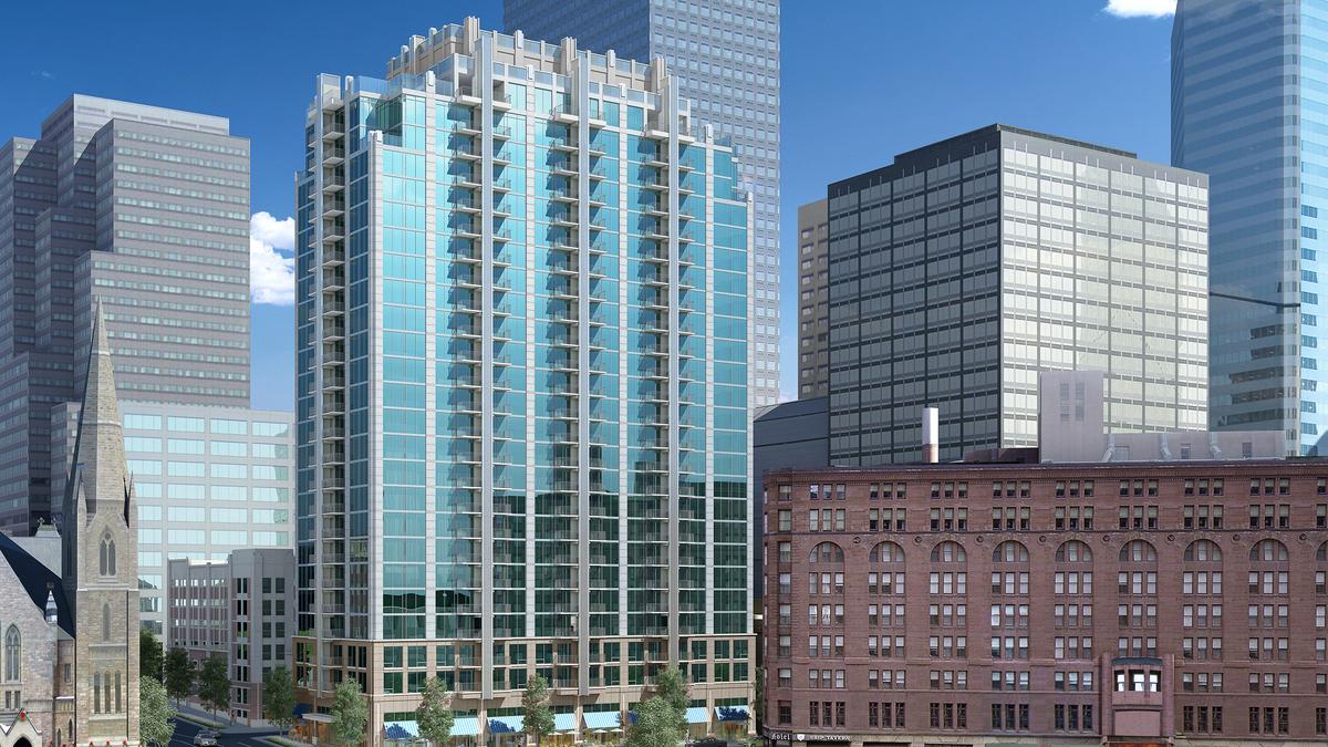 26story luxury apartment complex breaks ground in downtown Denver