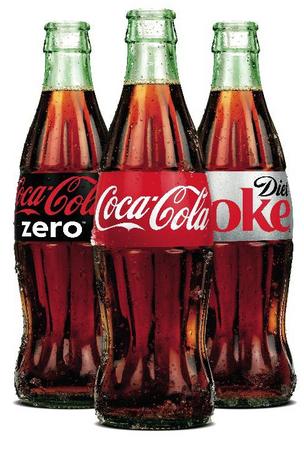 coca cola bottles coke
