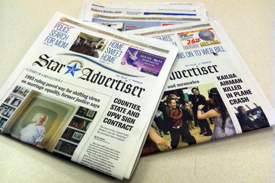 Online, branded editions boost Honolulu StarAdvertiser numbers as