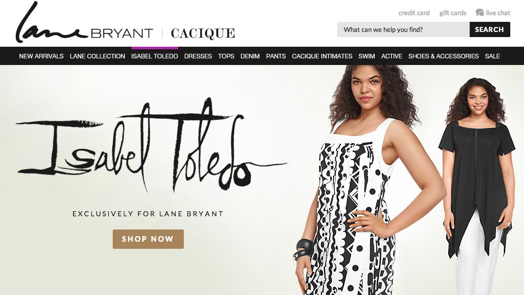 Lane Bryant's Cacique lingerie line up to 30% of company's sales
