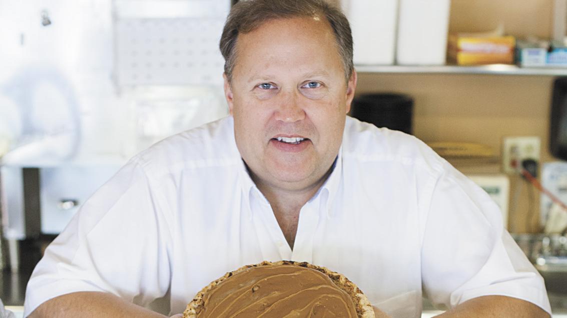 Homemade Ice Cream and Pie Kitchen owner Adam Burckle focuses on