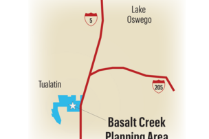 Basalt Creek Locator Map
