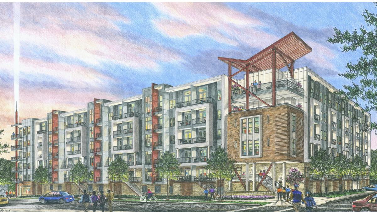 Woodfield Starts Work On Uptown Apartments Near Charlotte Knights 