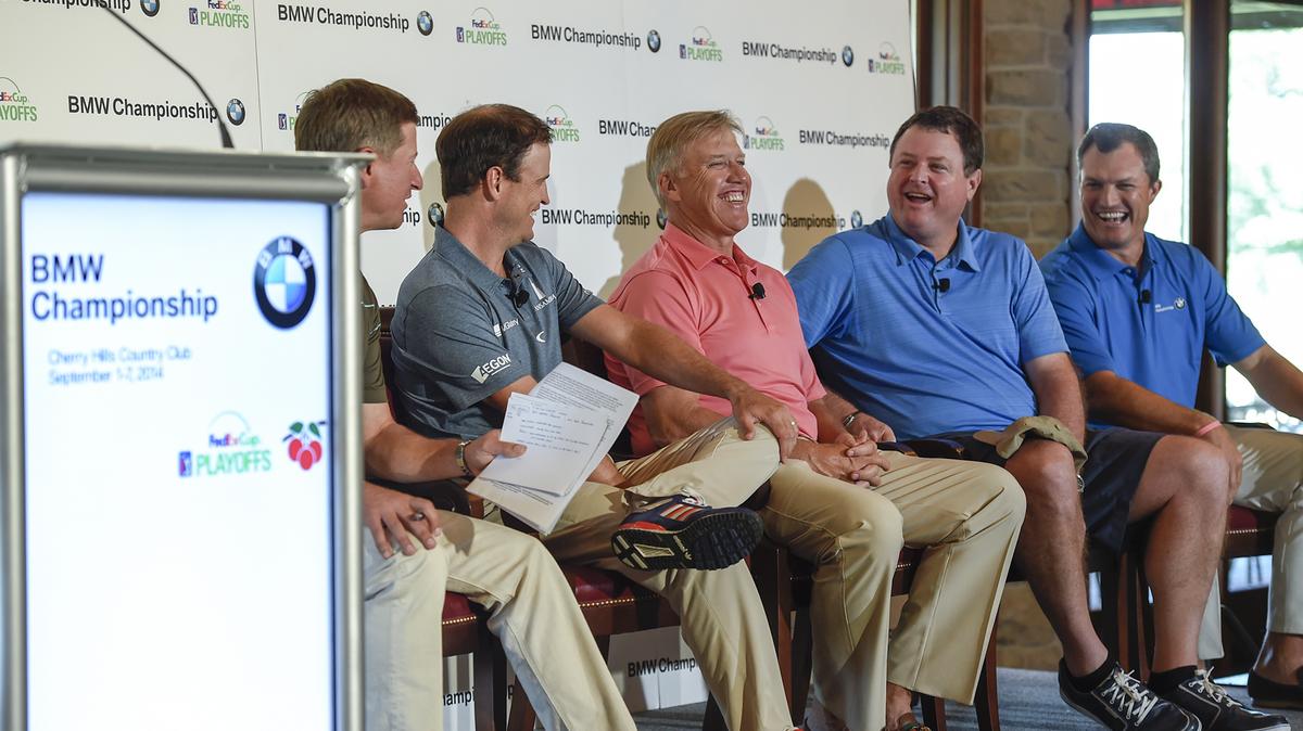 Denver Broncos exec John Elway takes on John Lynch in BMW Championship ...