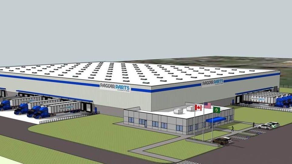 Paccar's new truck parts center in Renton will be twice as big Puget