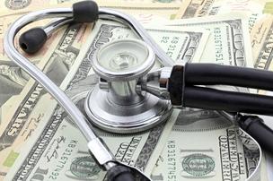 stethoscope money health doctors