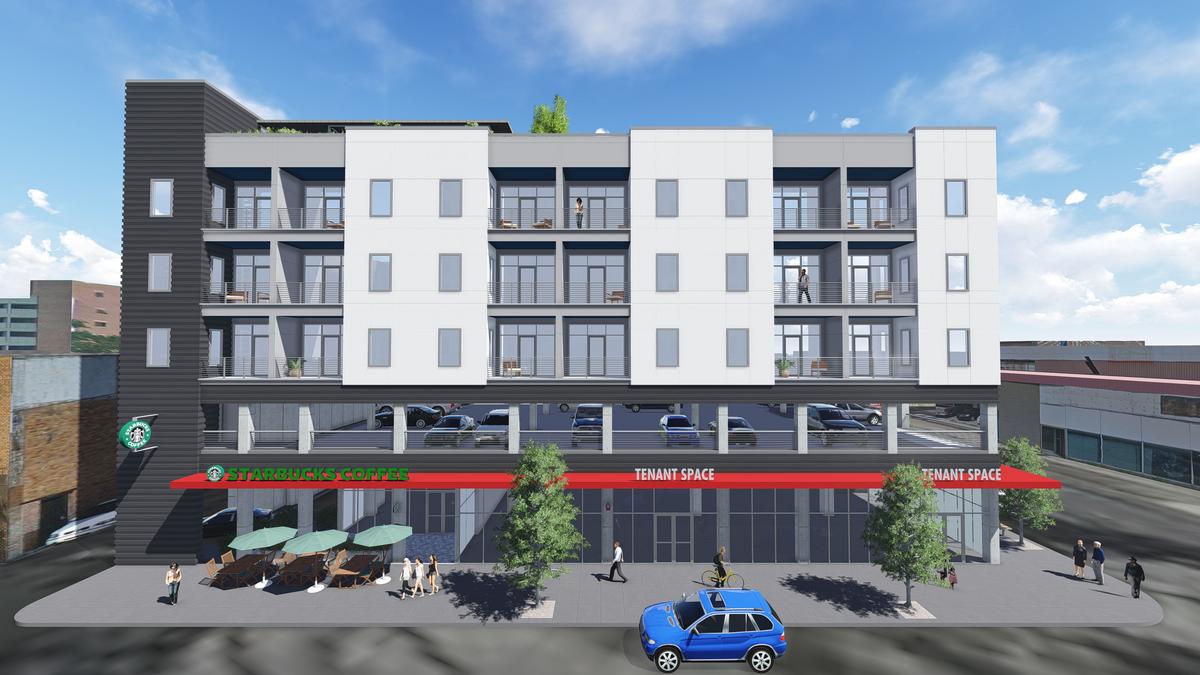 Work begins on downtown Birmingham Starbucks, apartment project