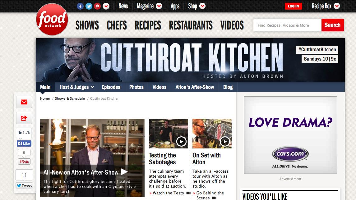 Food network cutthroat kitchen full online episodes