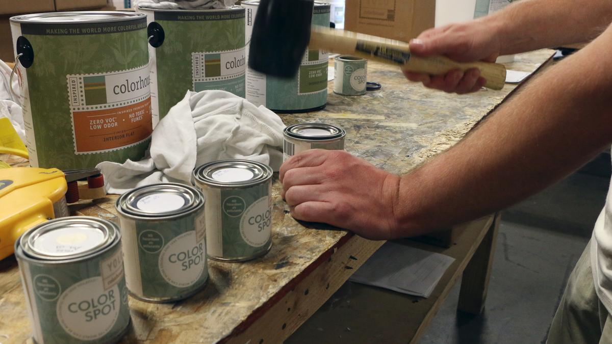 Crate And Barrel Signs On Portland S Colorhouse For Custom Paint Deal Portland Business Journal