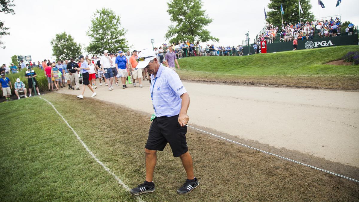 Crowd control is fun work for volunteers at PGA Championship at