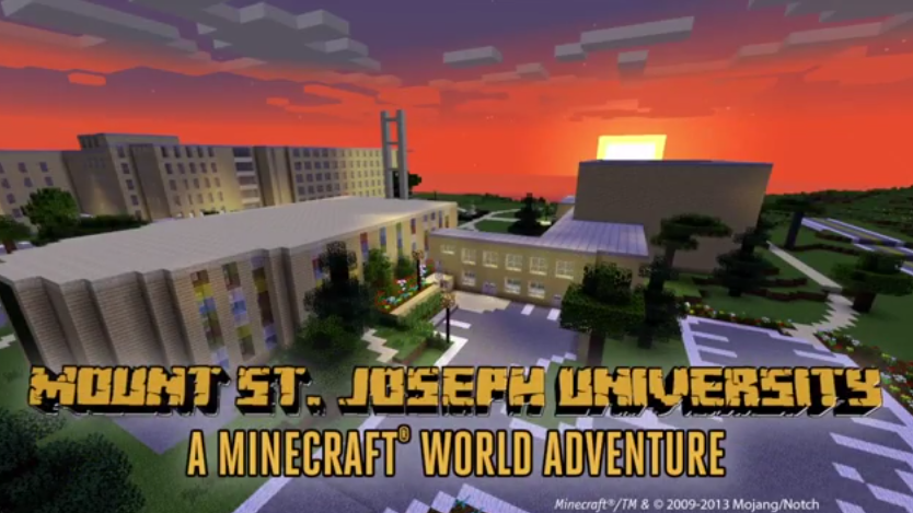 Minecraft School - Topographical mapping from google earth 