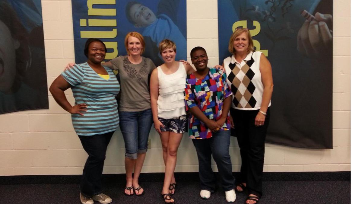 Volunteers in action BrownForman Corp. employee provides meals to