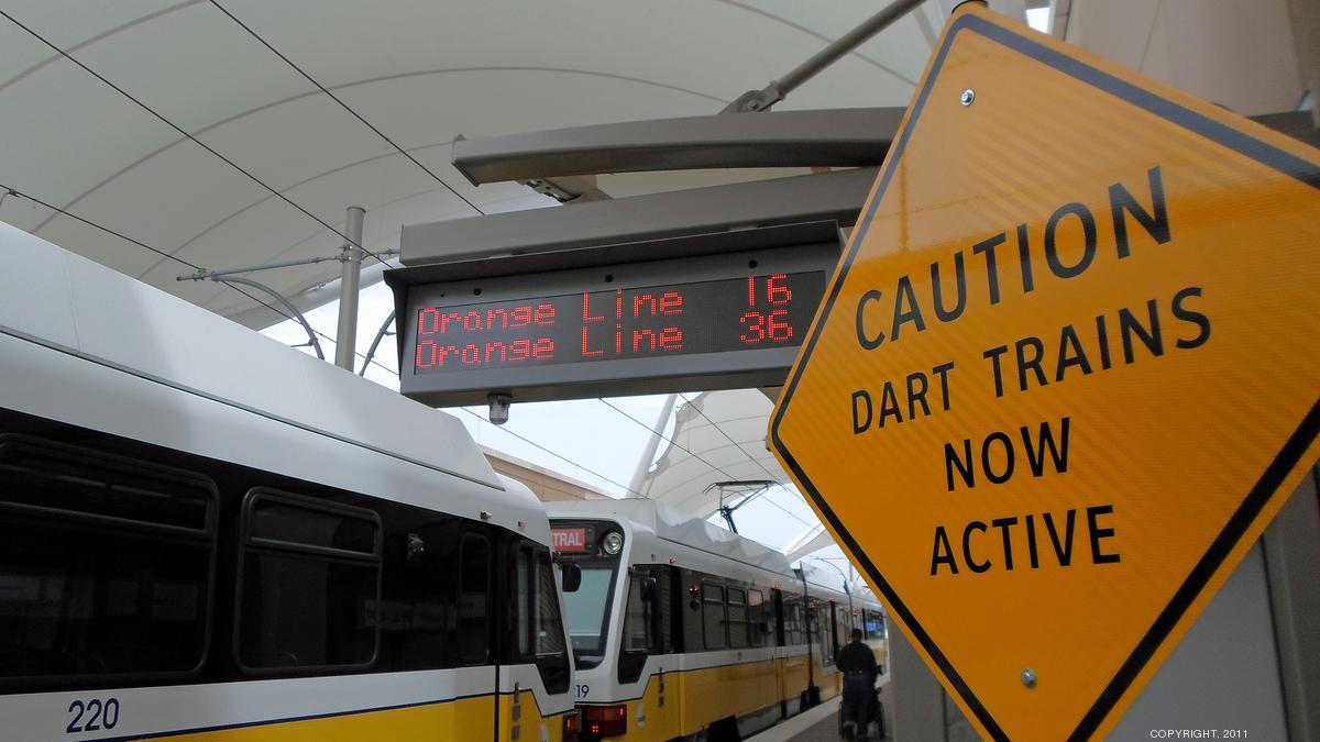 Taking DART to D/FW Airport for trips, for fun and for a trial run