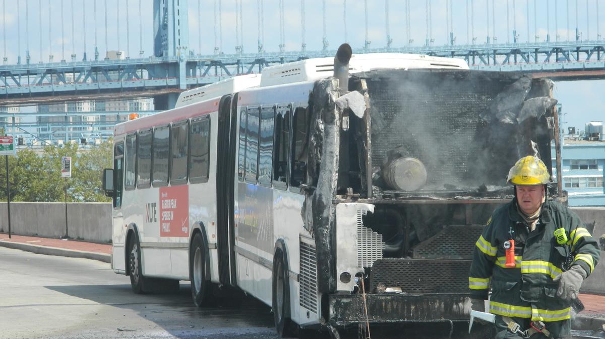 SEPTA Bus Catches Fire In Old City - Philadelphia Business Journal