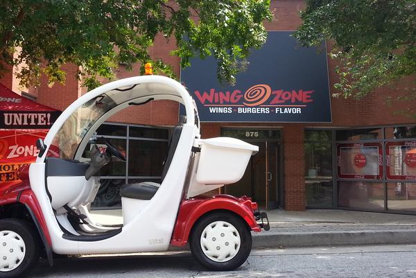 In addition to the tables offered inside its fast-casual restaurants, Wing Zone offers a delivery service. The company wants to have up to 15 locations in the Sacramento region over the next five years.