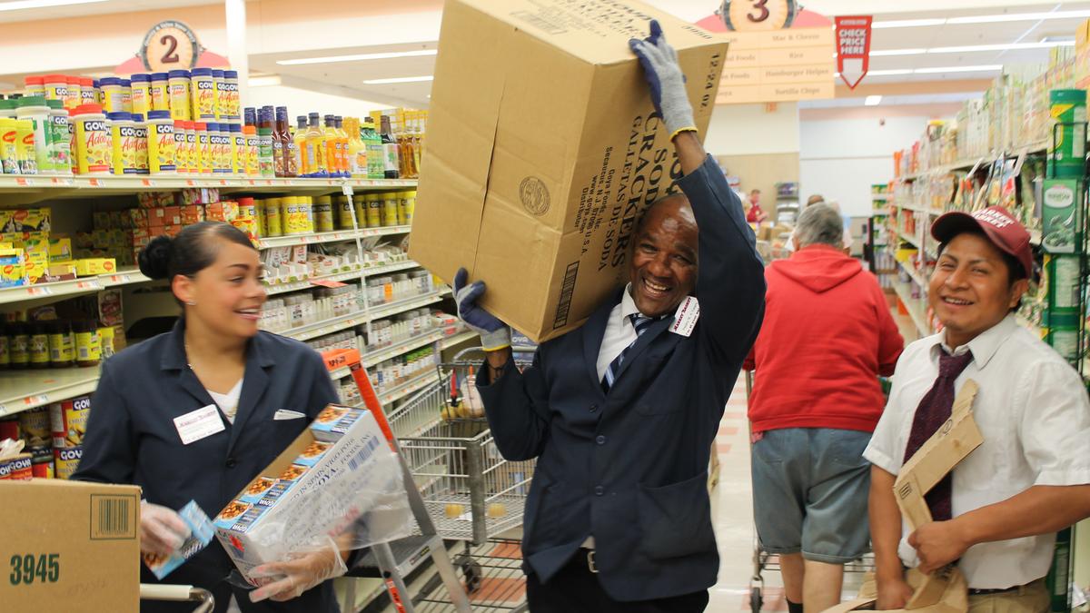 Scenes from two Market Baskets celebrating the return of Arthur T