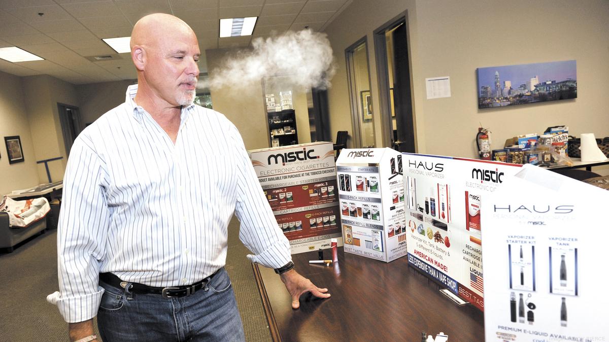 intitle:electronic cigarettes shop Mistic shifts to N.C. source for e-cig liquid production