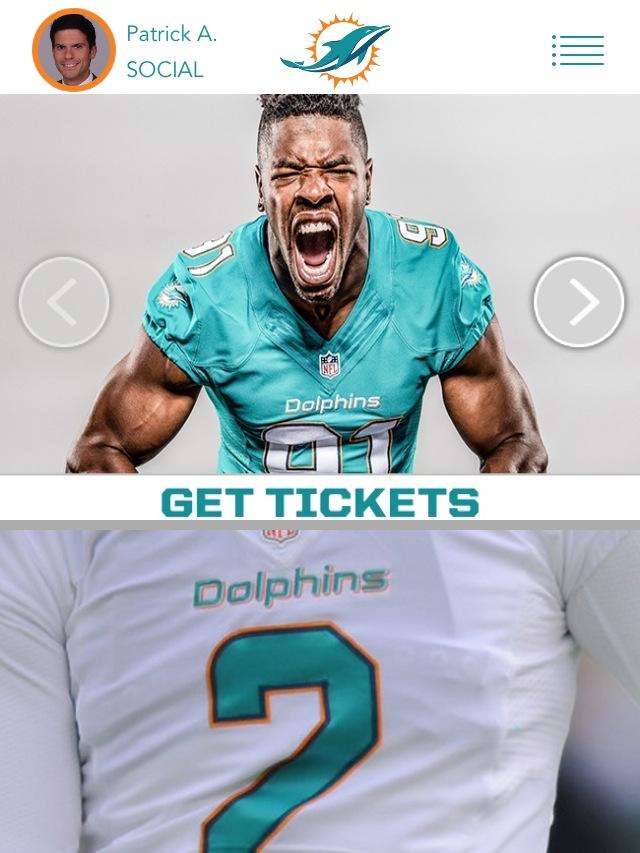 Miami Dolphins release new mobile app with location technology