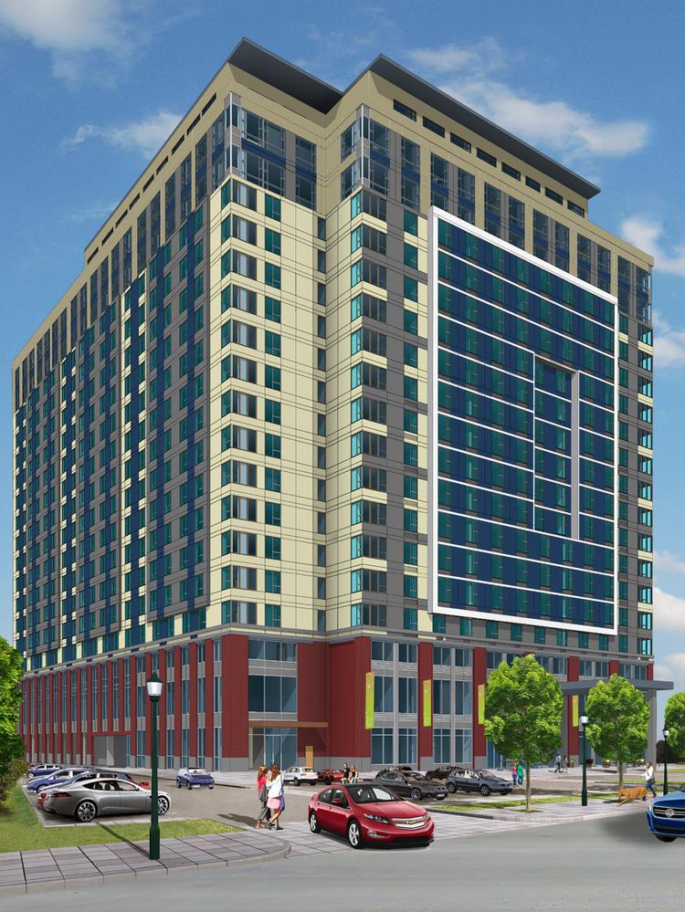 Construction Starts On Tukwila S Tallest Building A 19 Story Hotel Construction Of Washington Place A 19 Story Hotel And Apartment Tower In Tukwila
