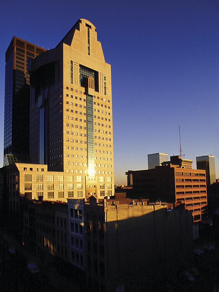 Humana building, National City tower, afternoon