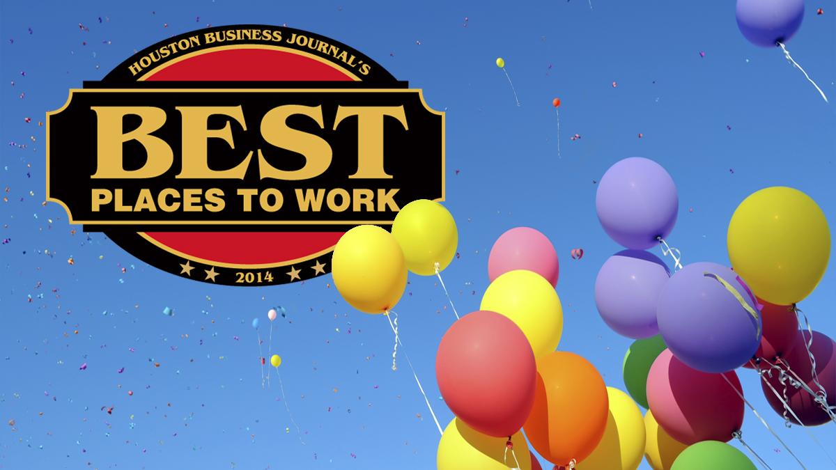 Houston Business Journal's 2014 Best Places to Work rankings announced