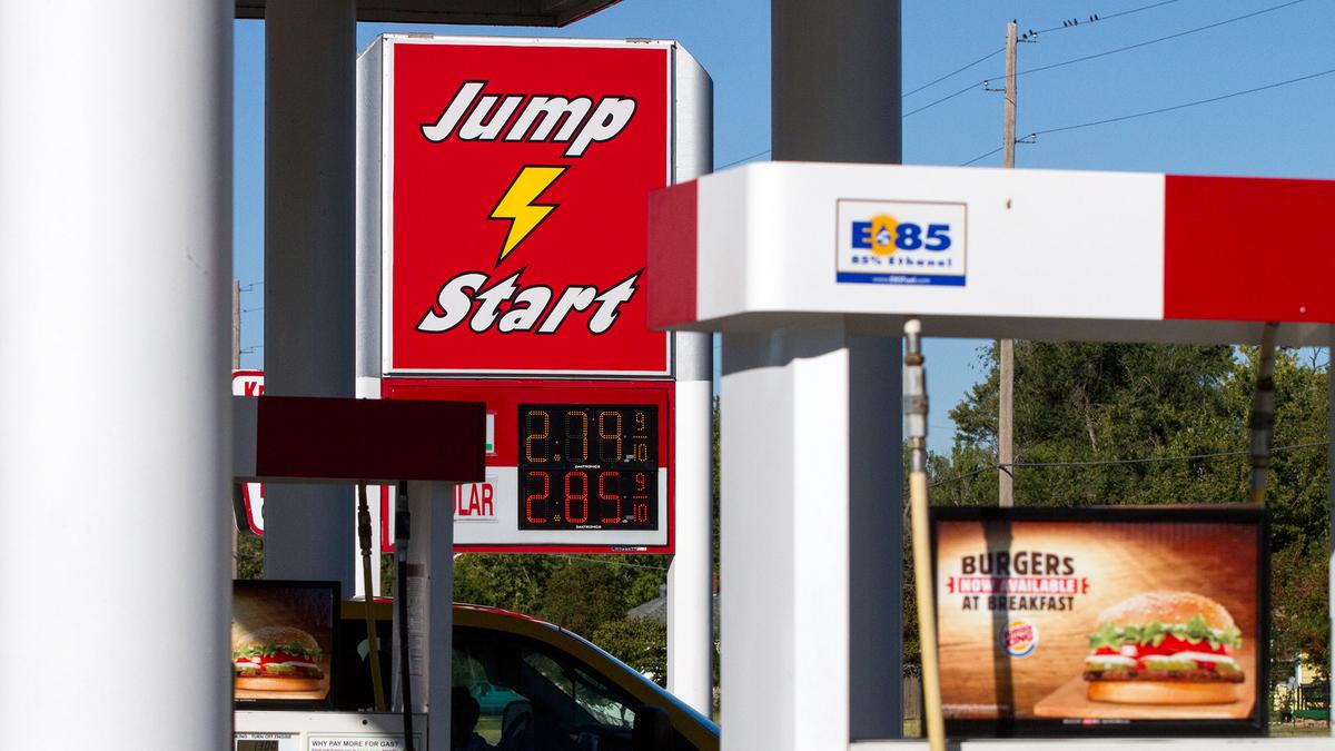 Gas prices have fallen around 18 cents a gallon in the last week in