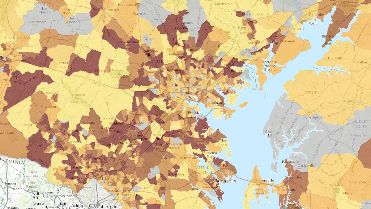 Here are Maryland's most (and least) affordable areas for renters