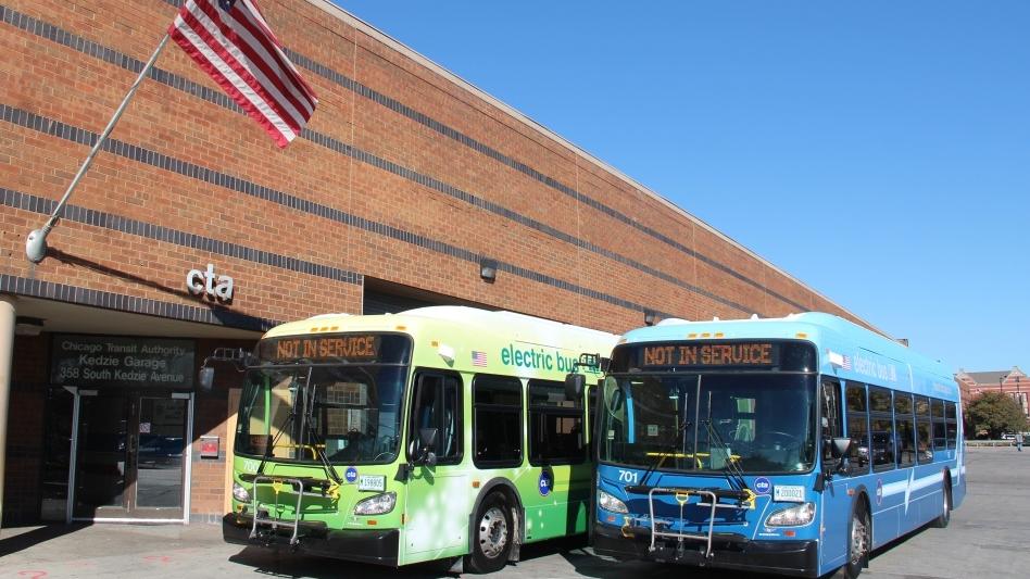 Chicago Transit Authority adding fully electric buses to its fleet