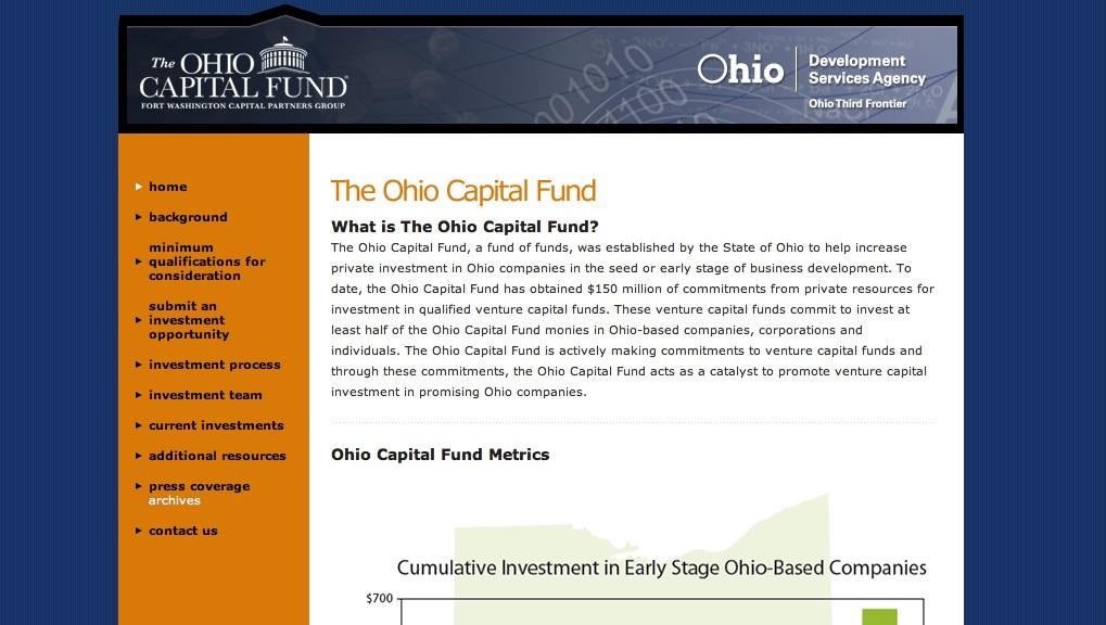 Ohio Capital Fund provides semiannual update 121M committed to 23 VC