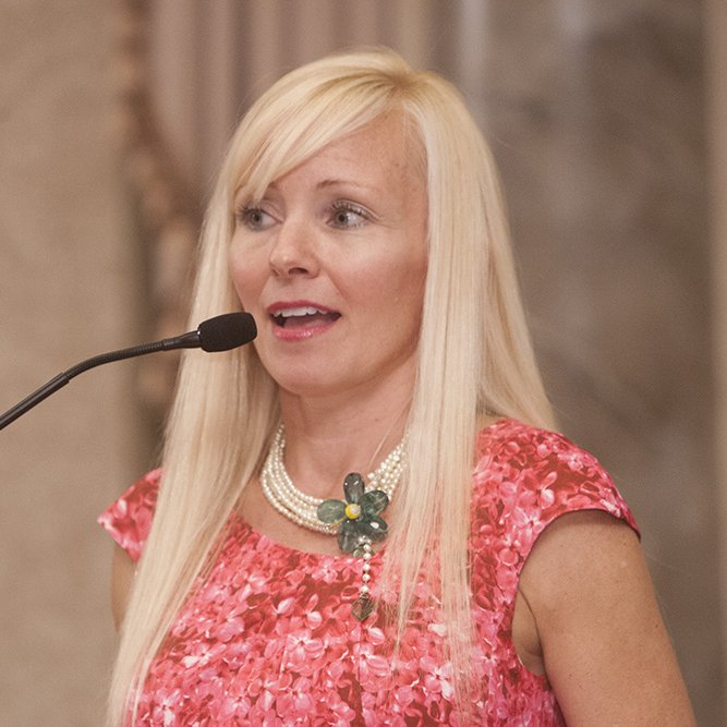 Molly Shattuck, ex-wife of former Constellation Energy CEO Mayo A. Shattuck,  leaves the Sussex County Courthouse after pleading guilty to rape in the  fourth degree at a Superior Court hearing in Georgetown