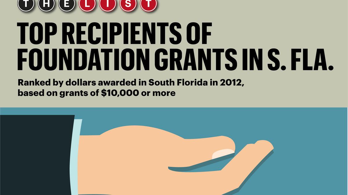 The List Top Recipients of Foundation Grants in South Florida South