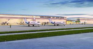 Gensler is the designer of Signature Flight Support's private aviation project at the San Jose International Airport. 