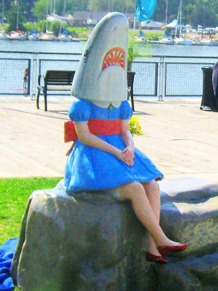 'Shark Girl' leaves Canalside for cosmetic repairs - Buffalo - Buffalo Business First 'Shark Girl' leaves Canalside for cosmetic repairs - Buffalo - Buffalo Business First