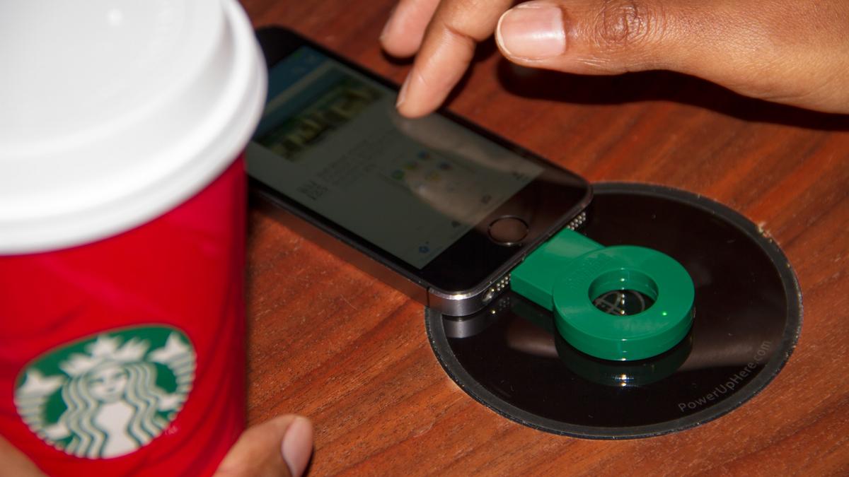 Starbucks rolls out wireless device charging in San Francisco Puget
