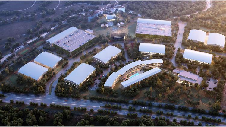 Film Studio Out Offices And Data Center Are In At Backyard