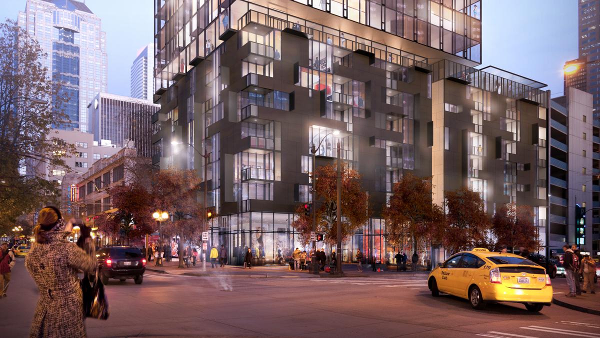 Now with apparent financing, construction of downtown Seattle apartment ...